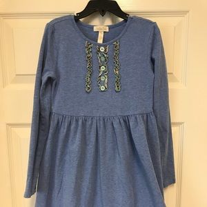 Matilda Jane blue lap dress long sleeve 8